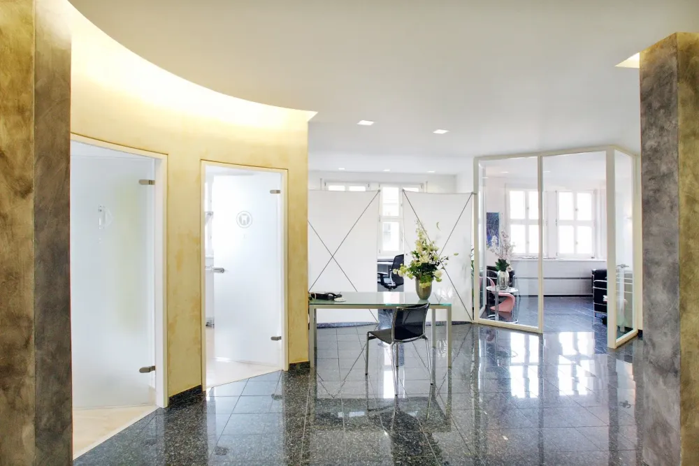 Empfang der Praxis für Zahnheilkunde Thomas Thunert